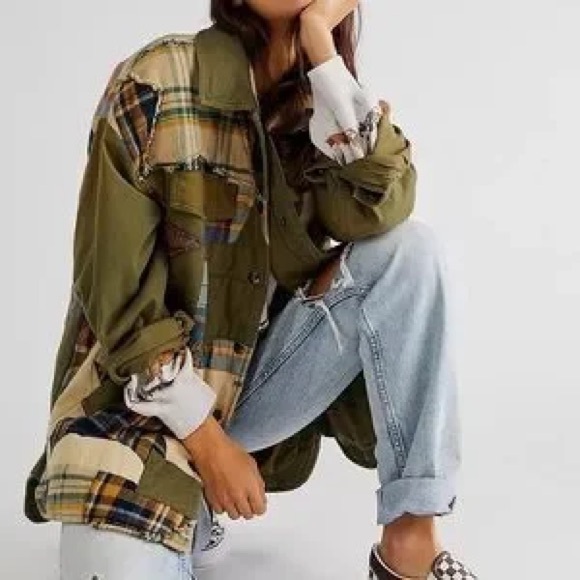 Free People Home Spun Shirt Jacket NEW - Picture 2 of 6